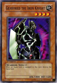 Gearfried the Iron Knight - Structure Deck: Warrior's Triumph (SD5) #SD5-EN005 - Common / Short Print YuGiOh Trading Card