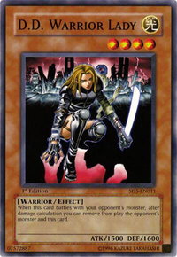 D.D. Warrior Lady - Structure Deck: Warrior's Triumph (SD5) #SD5-EN011 - Common / Short Print YuGiOh Trading Card