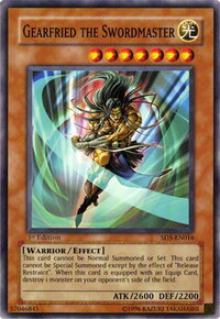 Gearfried the Swordmaster - Structure Deck: Warrior's Triumph (SD5) #SD5-EN016 - Common / Short Print YuGiOh Trading Card