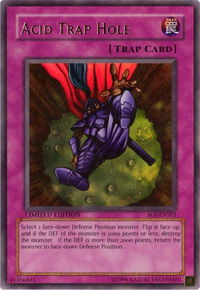 Acid Trap Hole (EU) - Shadow of Infinity (SOI) #SOI-ENSE1 - Ultra Rare YuGiOh Trading Card