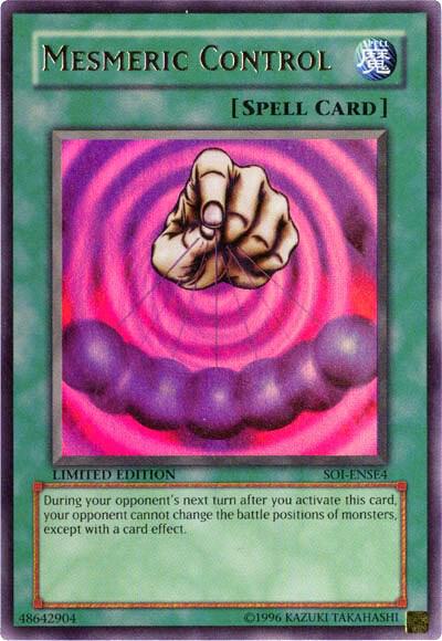 Mesmeric Control (EU) - Shadow of Infinity YuGiOh trading card