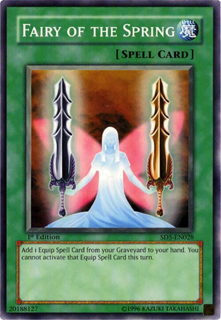 Fairy of the Spring - Structure Deck: Warrior's Triumph YuGiOh trading card