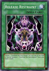 Release Restraint - Structure Deck: Warrior's Triumph (SD5) #SD5-EN032 - Common / Short Print YuGiOh Trading Card
