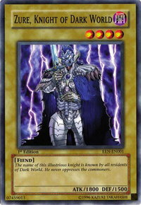 Zure, Knight of Dark World - Elemental Energy (EEN) #EEN-EN001 - Common / Short Print YuGiOh Trading Card