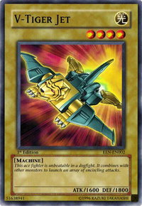 V-Tiger Jet - Elemental Energy (EEN) #EEN-EN002 - Common / Short Print YuGiOh Trading Card