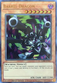 Barrel Dragon - The Lost Art Promotion (LART) #LART-EN037 - Ultra Rare YuGiOh Trading Card