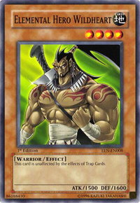 Elemental Hero Wildheart - Elemental Energy (EEN) #EEN-EN008 - Common / Short Print YuGiOh Trading Card