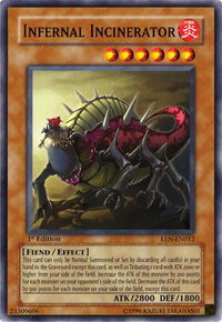 Infernal Incinerator - Elemental Energy (EEN) #EEN-EN012 - Common / Short Print YuGiOh Trading Card