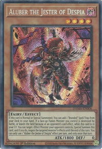 Aluber the Jester of Despia - Dawn of Majesty (DAMA) #DAMA-EN006 - Secret Rare YuGiOh Trading Card
