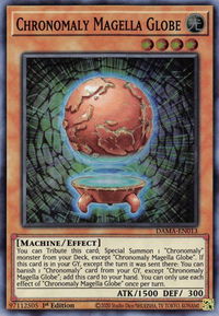 Chronomaly Magella Globe - Dawn of Majesty (DAMA) #DAMA-EN013 - Super Rare YuGiOh Trading Card