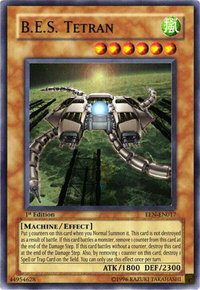 B.E.S. Tetran - Elemental Energy (EEN) #EEN-EN017 - Super Rare YuGiOh Trading Card