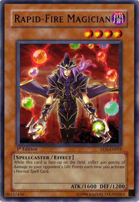 Rapid-Fire Magician - Elemental Energy YuGiOh trading card