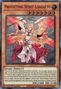 Protecting Spirit Loagaeth - Dawn of Majesty (DAMA) #DAMA-EN025 - Ultra Rare YuGiOh Trading Card