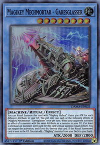 Magikey Mechmortar - Garesglasser - Dawn of Majesty (DAMA) #DAMA-EN033 - Super Rare YuGiOh Trading Card