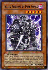 Sillva, Warlord of Dark World - Elemental Energy (EEN) #EEN-EN023 - Rare YuGiOh Trading Card