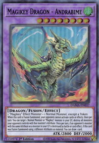 Magikey Dragon - Andrabime - Dawn of Majesty (DAMA) #DAMA-EN037 - Super Rare YuGiOh Trading Card
