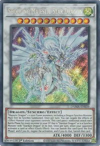 Shooting Majestic Star Dragon - Dawn of Majesty (DAMA) #DAMA-EN039 - Secret Rare YuGiOh Trading Card