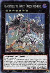 Voloferniges, the Darkest Dragon Doomrider - Dawn of Majesty (DAMA) #DAMA-EN045 - Super Rare YuGiOh Trading Card