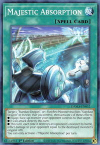 Majestic Absorption - Dawn of Majesty (DAMA) #DAMA-EN052 - Common / Short Print YuGiOh Trading Card