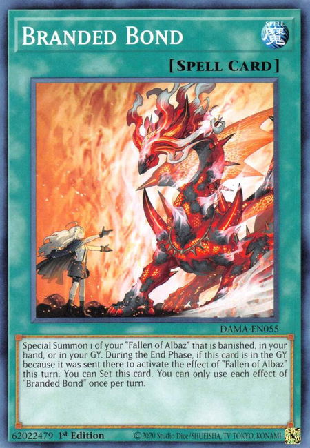 Branded Bond - Dawn of Majesty YuGiOh trading card