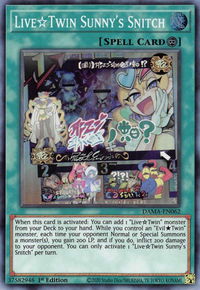 Live Twin Sunny's Snitch - Dawn of Majesty (DAMA) #DAMA-EN062 - Super Rare YuGiOh Trading Card