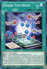 Dimer Synthesis - Dawn of Majesty (DAMA) #DAMA-EN064 - Common / Short Print YuGiOh Trading Card