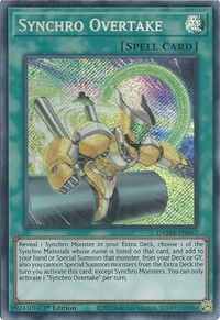 Synchro Overtake - Dawn of Majesty (DAMA) #DAMA-EN067 - Secret Rare YuGiOh Trading Card