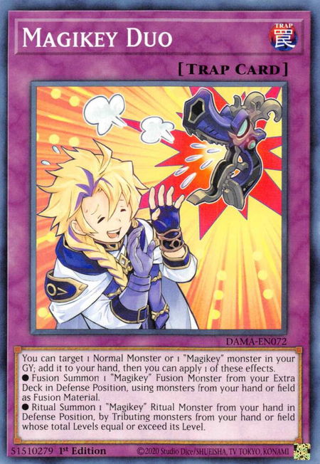 Magikey Duo - Dawn of Majesty YuGiOh trading card