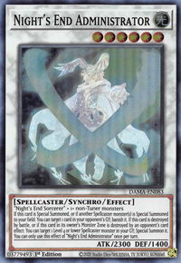Night's End Administrator - Dawn of Majesty (DAMA) #DAMA-EN083 - Super Rare YuGiOh Trading Card