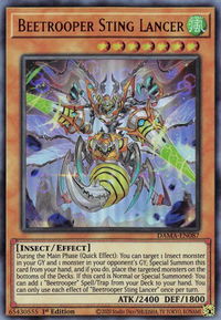 Beetrooper Sting Lancer - Dawn of Majesty (DAMA) #DAMA-EN087 - Ultra Rare YuGiOh Trading Card