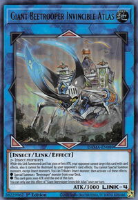 Giant Beetrooper Invincible Atlas - Dawn of Majesty (DAMA) #DAMA-EN089 - Ultra Rare YuGiOh Trading Card