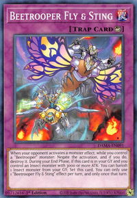 Beetrooper Fly & Sting - Dawn of Majesty (DAMA) #DAMA-EN091 - Common / Short Print YuGiOh Trading Card