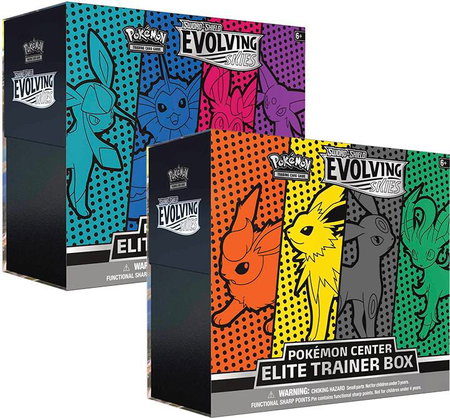 Evolving Skies Pokemon Center Elite Trainer Box [Set of 2] (Exclusive) - SWSH07: Evolving Skies Pokémon trading card
