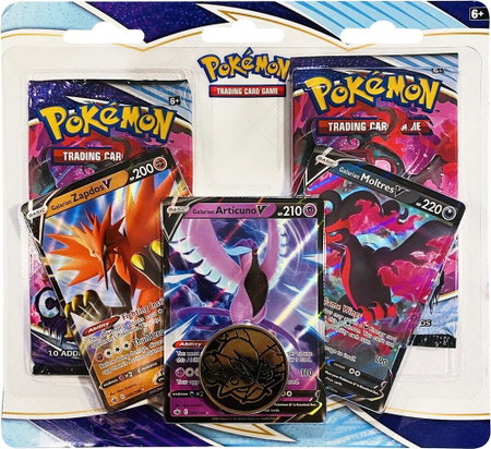 Chilling Reign 2 Pack Blister [Galarian Zapdos V, Articuno V, Moltres V] - SWSH06: Chilling Reign Pokémon trading card