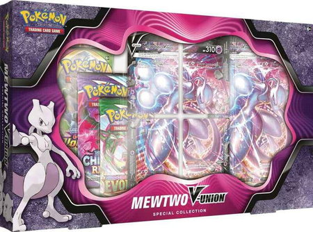 Mewtwo V-UNION Special Collection trading card from SWSH07: Evolving Skies Mewtwo V-UNION Special Collection - SWSH07: Evolving Skies Pokémon trading card