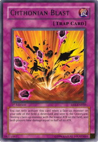 Chthonian Blast - Elemental Energy (EEN) #EEN-EN050 - Rare YuGiOh Trading Card