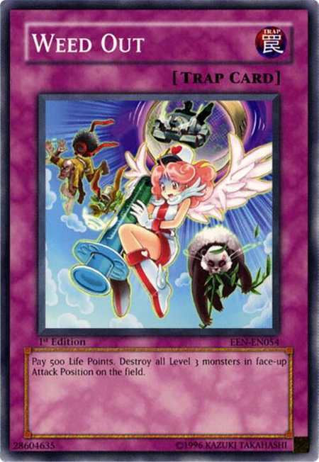 Weed Out trading card from Elemental Energy Weed Out - Elemental Energy YuGiOh trading card