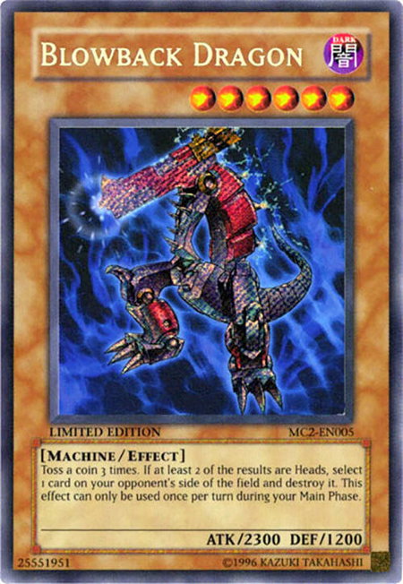 Blowback Dragon - Master Collection Volume 2 YuGiOh trading card