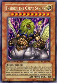 Theinen the Great Sphinx - Master Collection Volume 2 (MC2) #MC2-EN006 - Secret Rare YuGiOh Trading Card