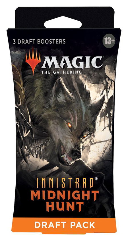Innistrad: Midnight Hunt - 3-Booster Draft Pack trading card from Innistrad: Midnight Hunt Innistrad: Midnight Hunt - 3-Booster Draft Pack - Innistrad: Midnight Hunt Magic: The Gathering trading card