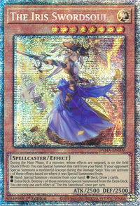 The Iris Swordsoul (Starlight Rare) - Dawn of Majesty (DAMA) #DAMA-EN009 - Starlight Rare YuGiOh Trading Card