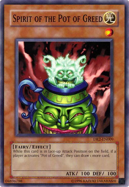 Spirit of the Pot of Greed - Dark Revelation Volume 2 YuGiOh trading card