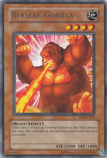 Berserk Gorilla trading card from Dark Revelation Volume 2 Berserk Gorilla - Dark Revelation Volume 2 YuGiOh trading card