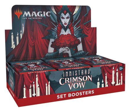 Innistrad: Crimson Vow - Set Booster Display trading card from Innistrad: Crimson Vow Innistrad: Crimson Vow - Set Booster Display - Innistrad: Crimson Vow Magic: The Gathering trading card