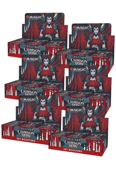Innistrad: Crimson Vow - Set Booster Display Case trading card from Innistrad: Crimson Vow Innistrad: Crimson Vow - Set Booster Display Case - Innistrad: Crimson Vow Magic: The Gathering trading card