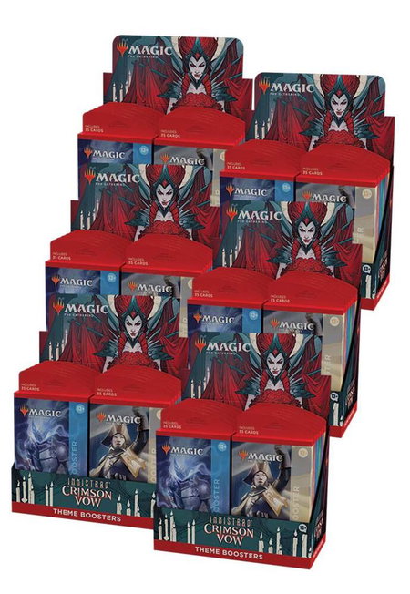 Innistrad: Crimson Vow - Theme Booster Display Box Case trading card from Innistrad: Crimson Vow Innistrad: Crimson Vow - Theme Booster Display Box Case - Innistrad: Crimson Vow Magic: The Gathering trading card