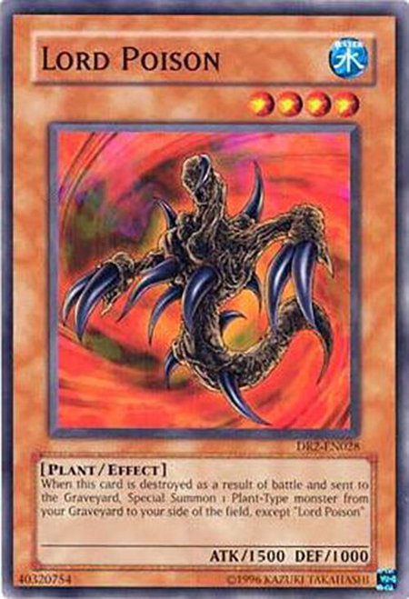 Lord Poison trading card from Dark Revelation Volume 2 Lord Poison - Dark Revelation Volume 2 YuGiOh trading card