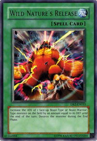 Wild Nature's Release - Dark Revelation Volume 2 (DR2) #DR2-EN033 - Rare YuGiOh Trading Card
