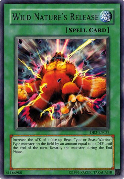 Wild Nature's Release trading card from Dark Revelation Volume 2 Wild Nature's Release - Dark Revelation Volume 2 YuGiOh trading card