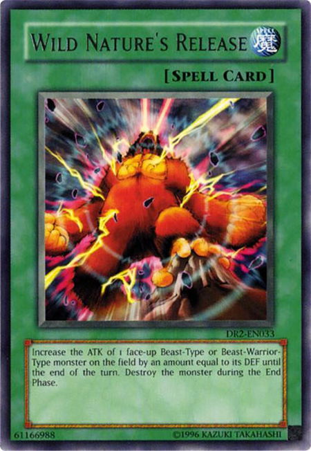 Wild Nature's Release - Dark Revelation Volume 2 YuGiOh trading card